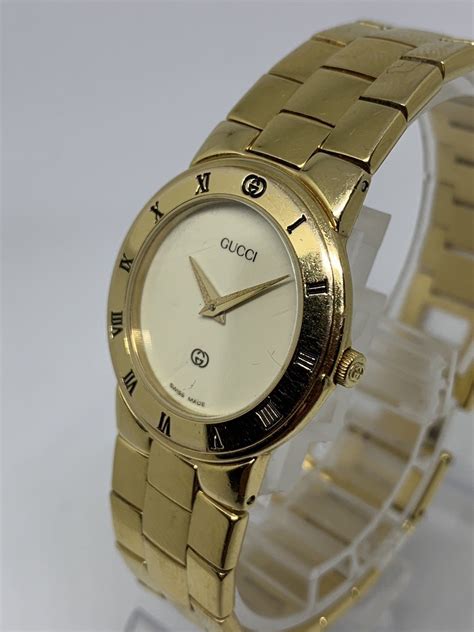 gucci gold watxh|vintage gold gucci watch ladies.